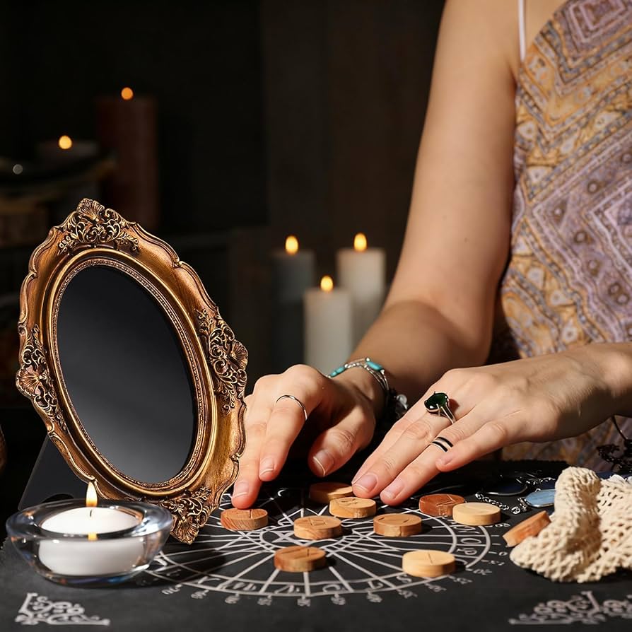 服/ファッション Xeonix: Black Obsidian Pendulum Scrying Amazon.com: AceOrbit Black Obsidian Style Scrying Mirror with