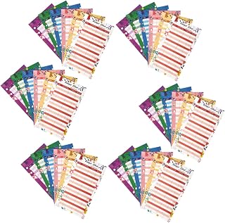 Angoily 36sheets Daily Budget Cards Budgeting Sheets for Financial Planning Convenient Cash Management Tool Colors
