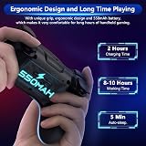 CuleedTec Upgraded Switch Controller, Wireless Pro Controller for Switch 2/Lite/OLED, Bluetooth Remote Gamepad with Hall Effect Joystick, 6-Axis Gyro, Dual Motor & Turbo (Black)