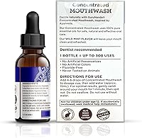 Vista 8 de GuruNanda Enjuague bucal concentrado (2 onzas líquidas), sin flúor, enjuague bucal de menta con aceites esenciales naturales, soporta 300 enjuagues