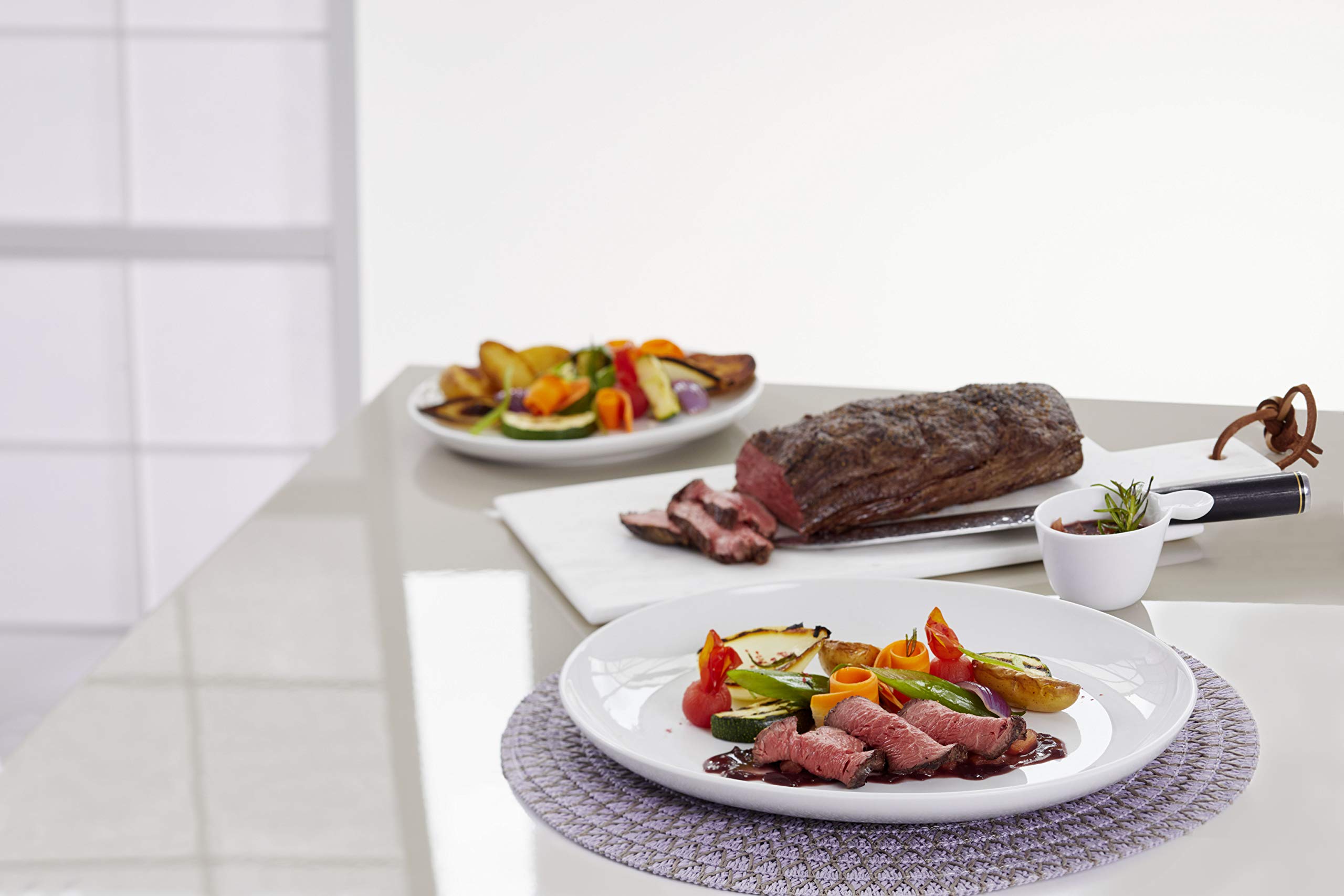 Dr. Oetker Maxi naczynie do pieczenia z pokrywką i łopatką szczelinową, optymalnej jakości naczynie do pieczenia z blachy stalowej, prostokątna rodzinna forma do pieczenia kurczaka i warzyw