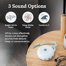 Yogasleep Rohm Portable White Noise Sound Machine (2 Pack) 3 Soothing Natural Sounds & Volume Control, Sleep Therapy for Adults & Kids, Noise Cancelling for Office Privacy & Meditation