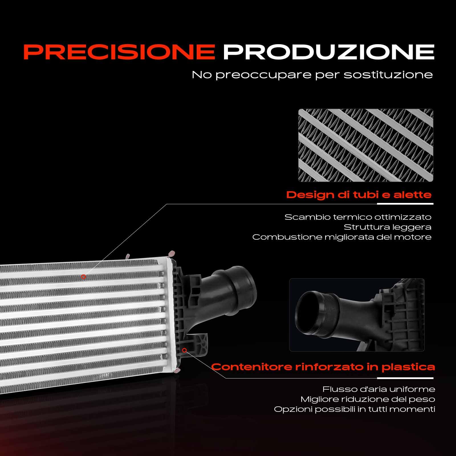 Frankberg Intercooler Compatibile con A4 Avant 8K5 2.0L Q5 8RB 2.0L A4 Avant 8K5 1.8L A4 8K2 1.8L A6 Avant 4G5 4GD 2.0L Replace# 8K0145805P