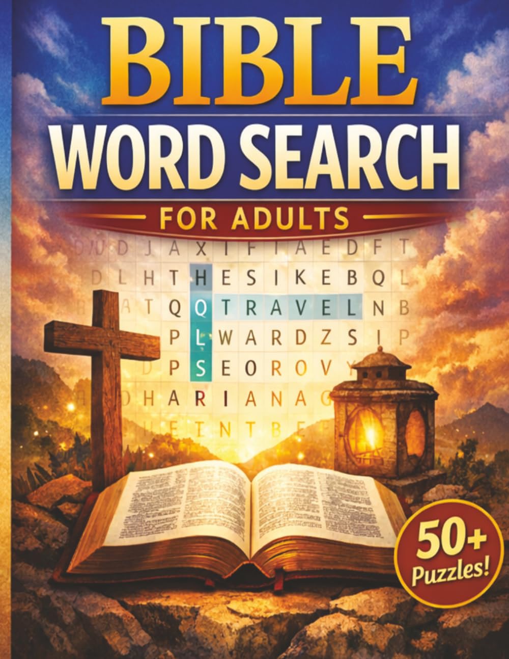 Bible Word Search puzzle books for Adults: Word Search with Easy to Read Print about Bible, Faith, Scriptures and More | 8.5x11 inches, 220 pages | ... for Vacations, Holidays and Leisure Times