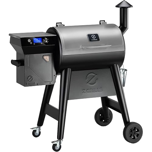 Z GRILLS Electric Wood Pellet Grill Smoker with PID 3.0 Controller, 450°F Max Temperature, 8-in-1 Outdoor Grill & Smoker, 459 Square Inches Cook Area, Meat Probes, Rain Cover (450E PRO)