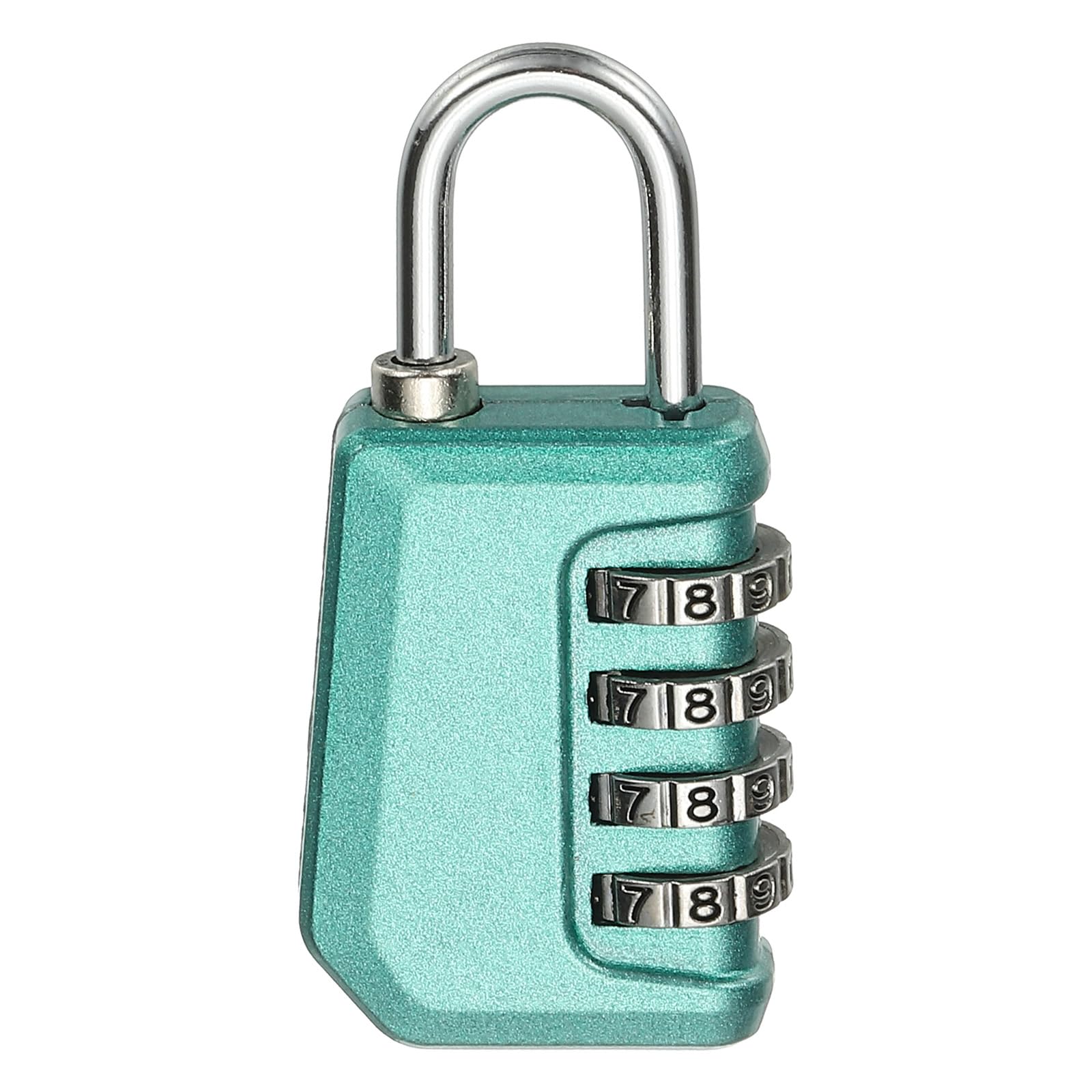 MECCANIXITY Combination Lock, 4 Digit Padlock Combination Outdoor Waterproof Locker Lock for Gym Luggage Home Sports Hasp Storage, Pearl Green Pack of 1