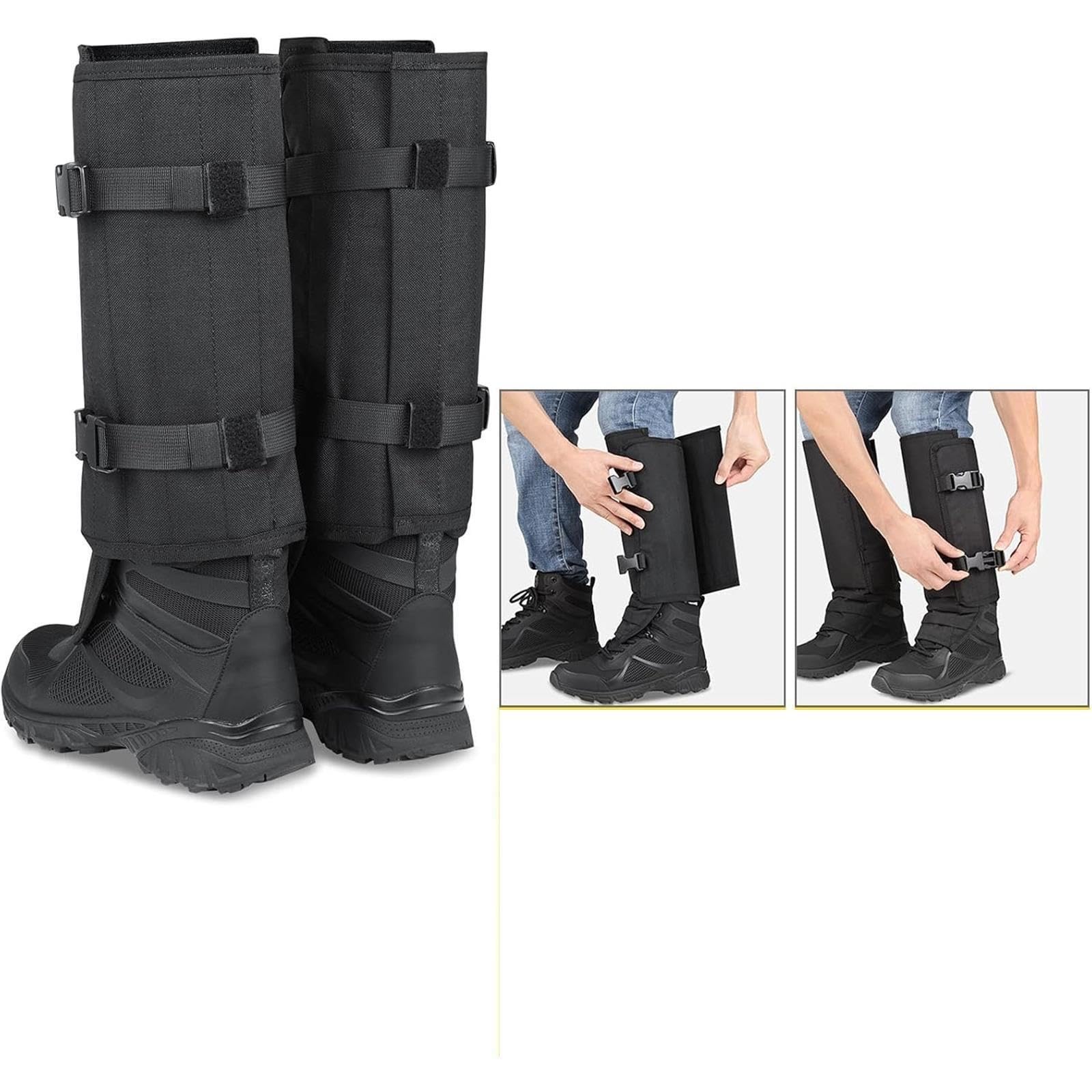 1 Paio di Leggings Anti-morso Serpente per Sport