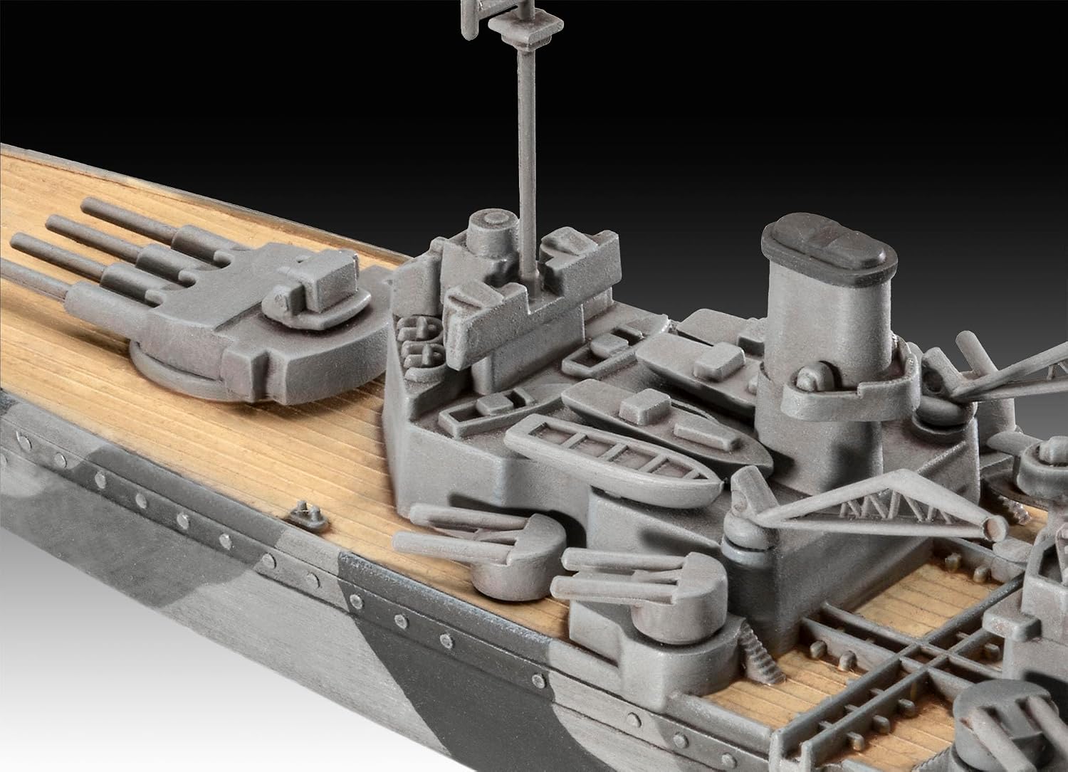Revell 05182 Battleship HMS Duke of York Moulded Colour Model Vehicle