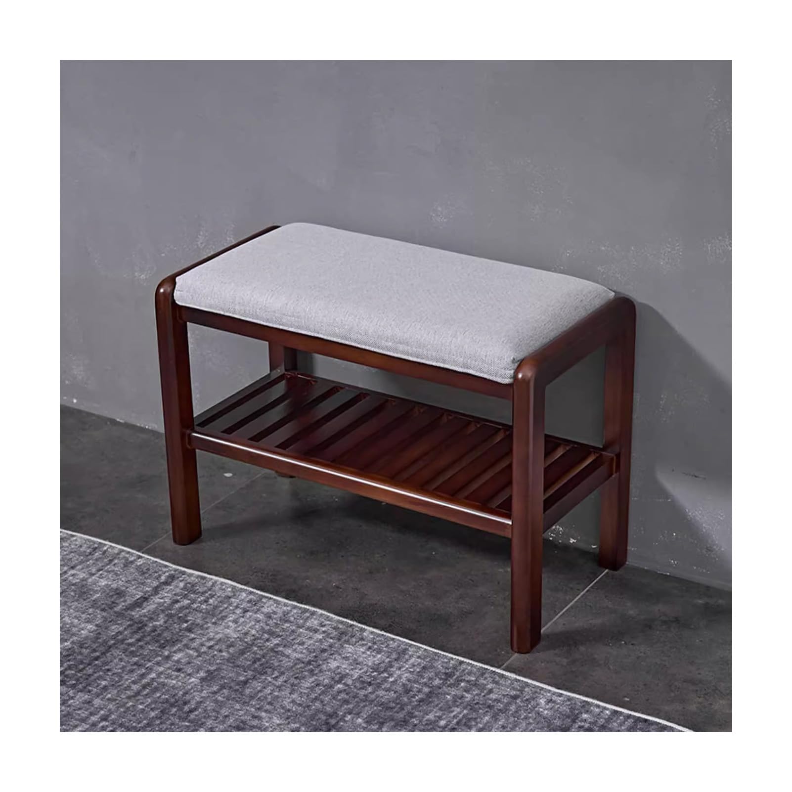 Banc de rangement pour chaussures d'entrée : fini le désordre au sol