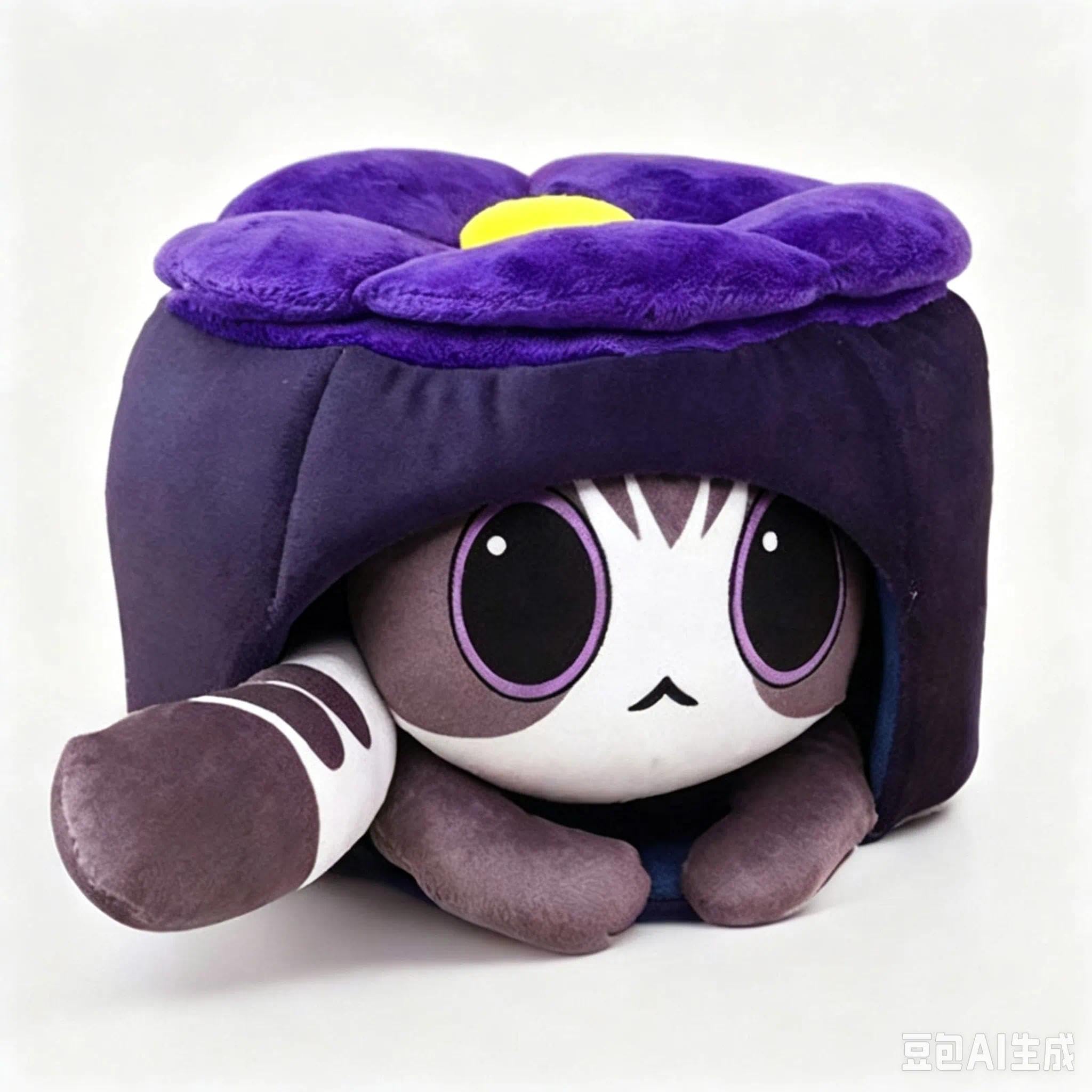 TOPLITHE Star Rail Plush Pillow, 3D Cat Anime Decor, Herta, 16CM/6IN