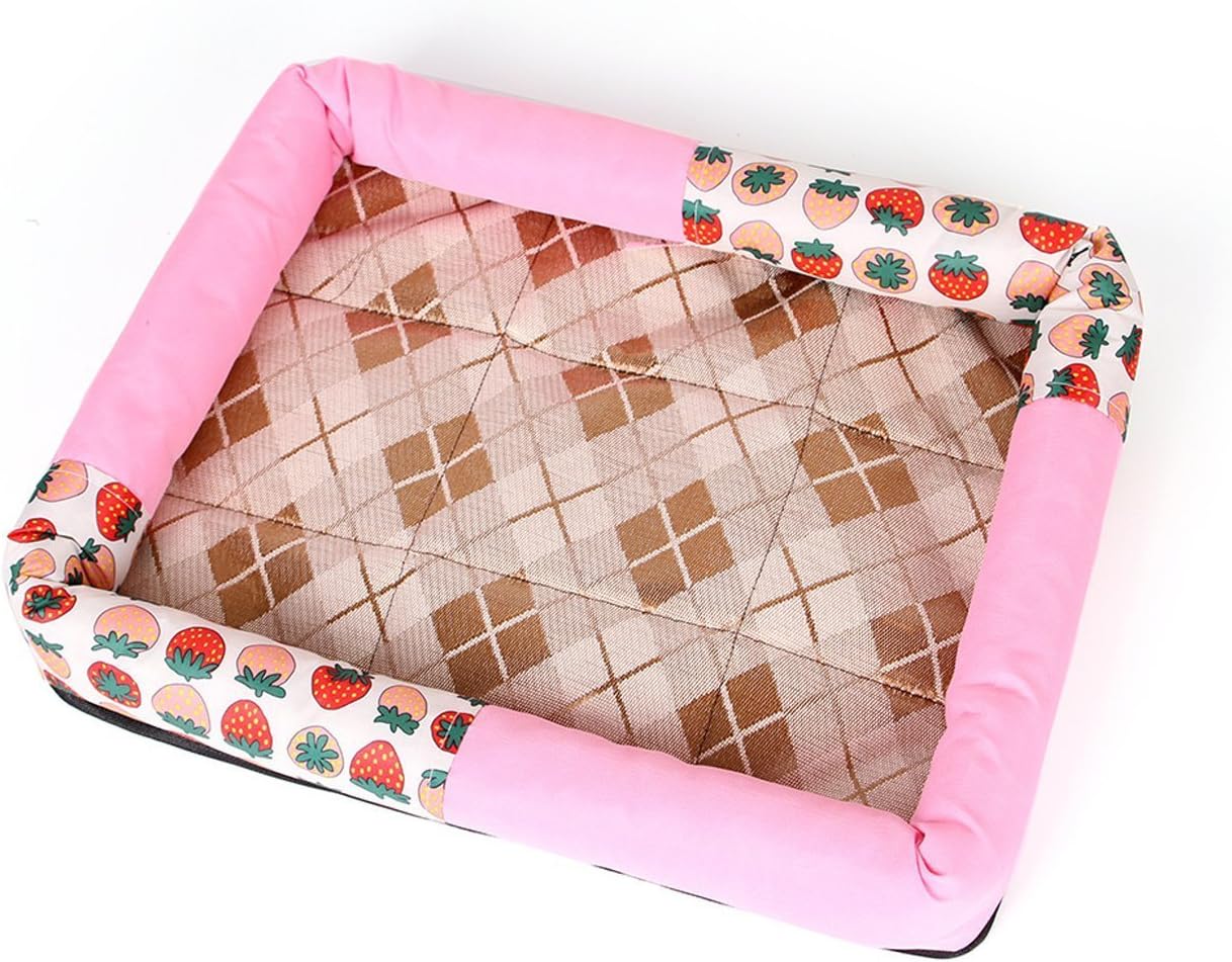 Pet Dog Kennel Bed Cat Ice Silk Cool Cushion Nest Pet Cat Waterloo Pad Dog Beds Mat Cat Small Medium Dog