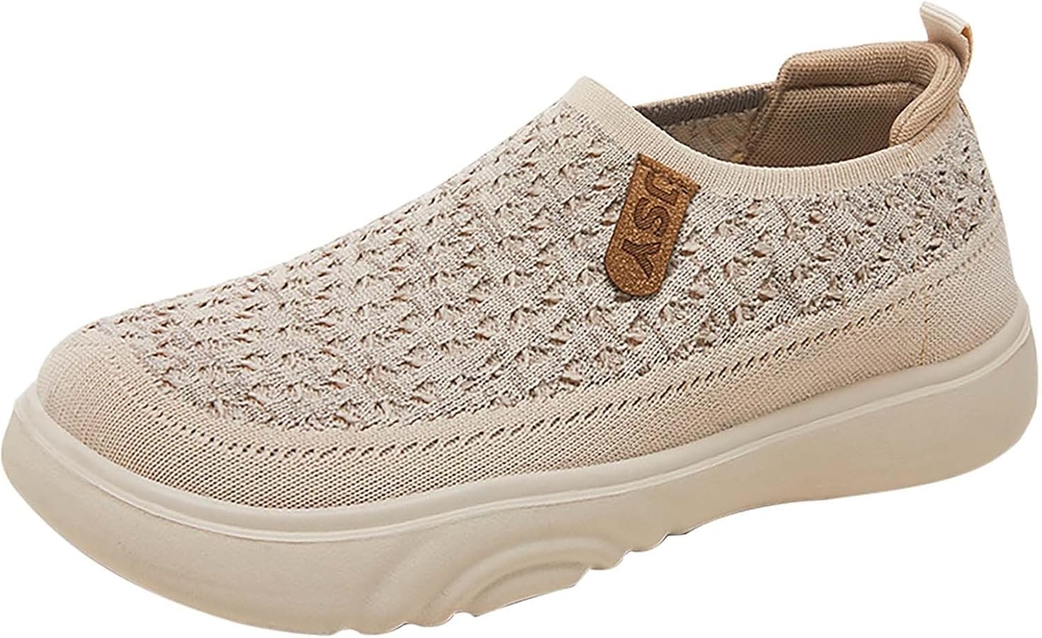 Orthopedic Walking Shoes For Women - Slip On Arch Support Breathable Lightweight Casual Sneakers