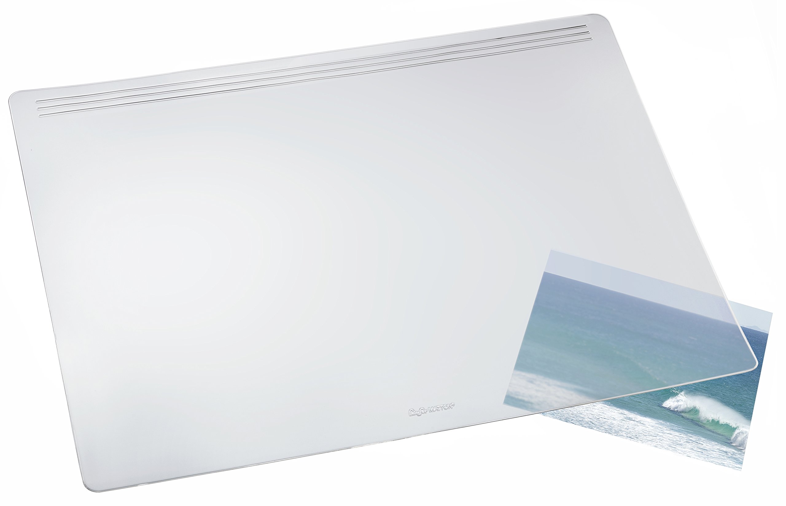 Läufer Matton 32740 Transparent Matt Desk Mat 49 x 70 cm Transparent Desk Mat for Extra High Writing Comfort