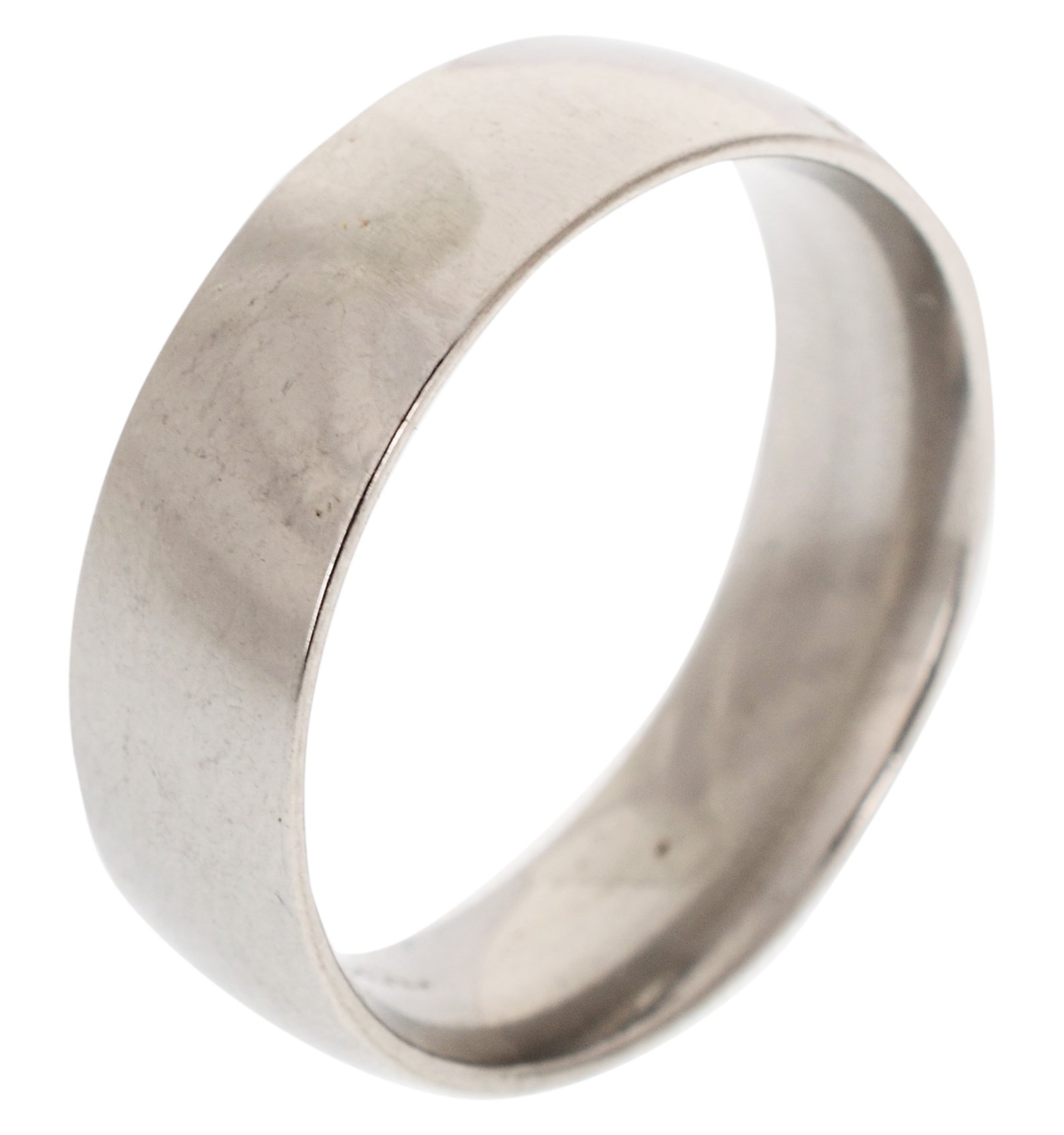 KESAR ZEMS Classic Stainless Iron Ring Silver Unisex Finger