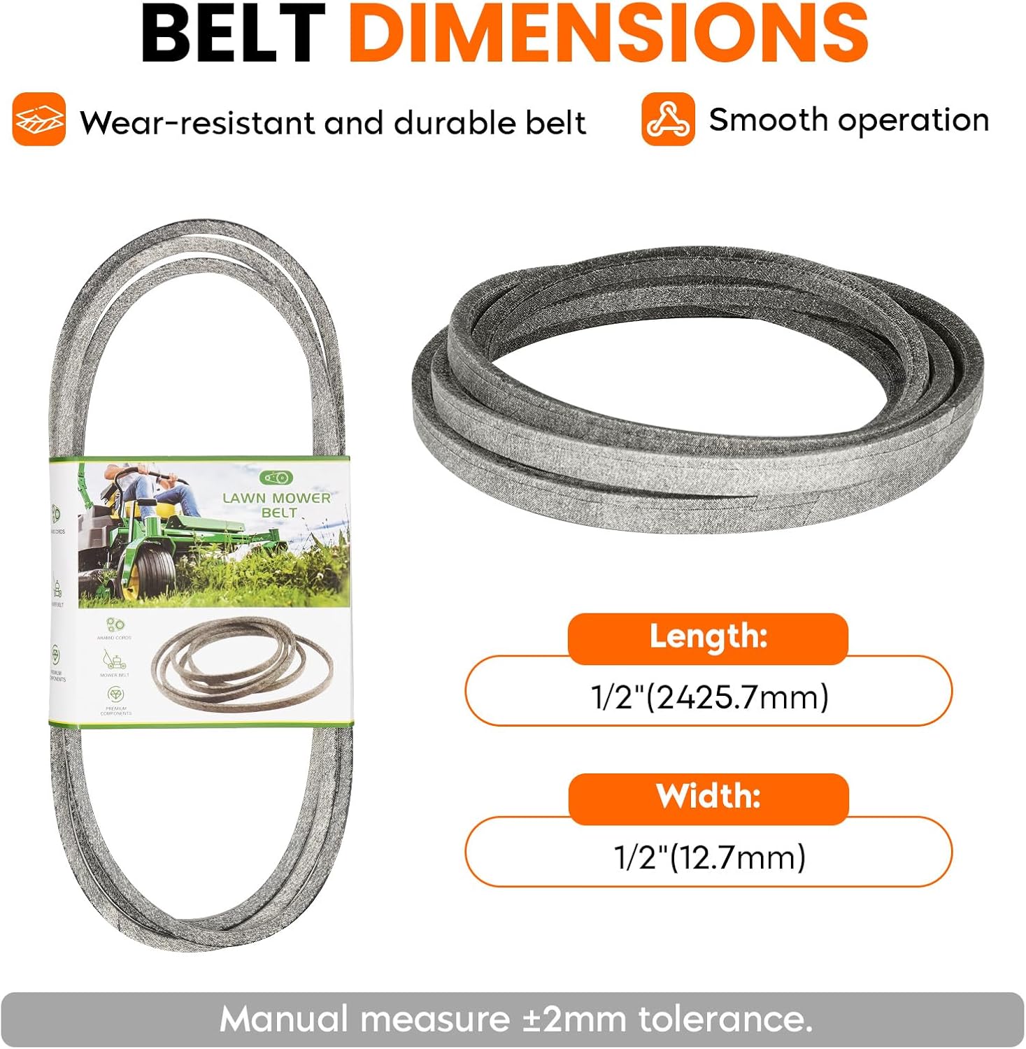 42 inch Deck Rebuild Kit 130794 Spindle Assembly for Poulan Pro,for AYP/Craftsman/Husqvarna LT1000 LT2000 YTH1842 DYT4000, Include 532130794 Spindle 582922301,173436 Pulley 129861, 95 1/2" Belt 144959