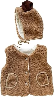 Chaqueta cálida de invierno para niños pequeños, chaleco de color sólido, abrigo para niñas o niños, chaqueta de invierno