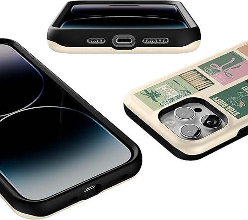 Vista 159 de Casely - Funda para iPhone 14 Pro Max, Viva La Vida, Frida Kahlo Floral Collage, compatible con MagSafe 10 Frida Kahlo Viva La Vida Collage