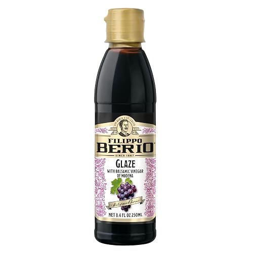 Filippo Berio Balsamic Vinegar Glaze of Modena for Drizzle, Marinades