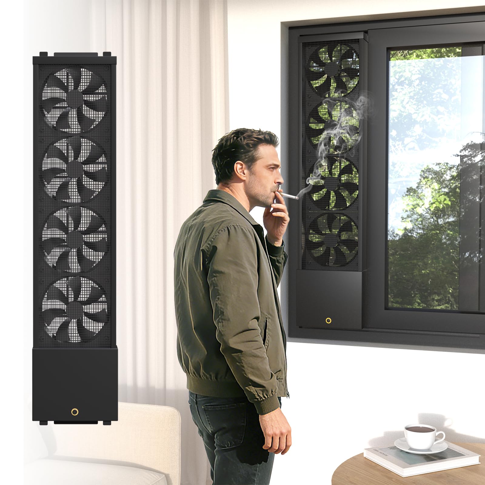 Vertical Window Fan for Sliding Windows (70~75cm/27.6~29.5in)