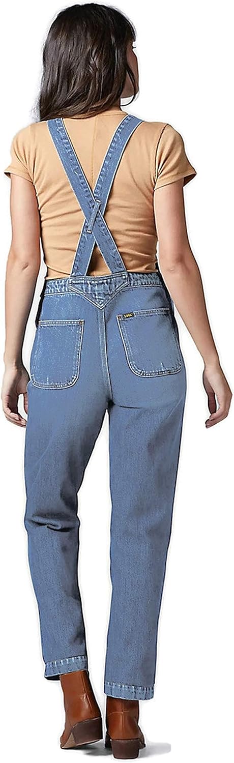 lee women's denim overalls