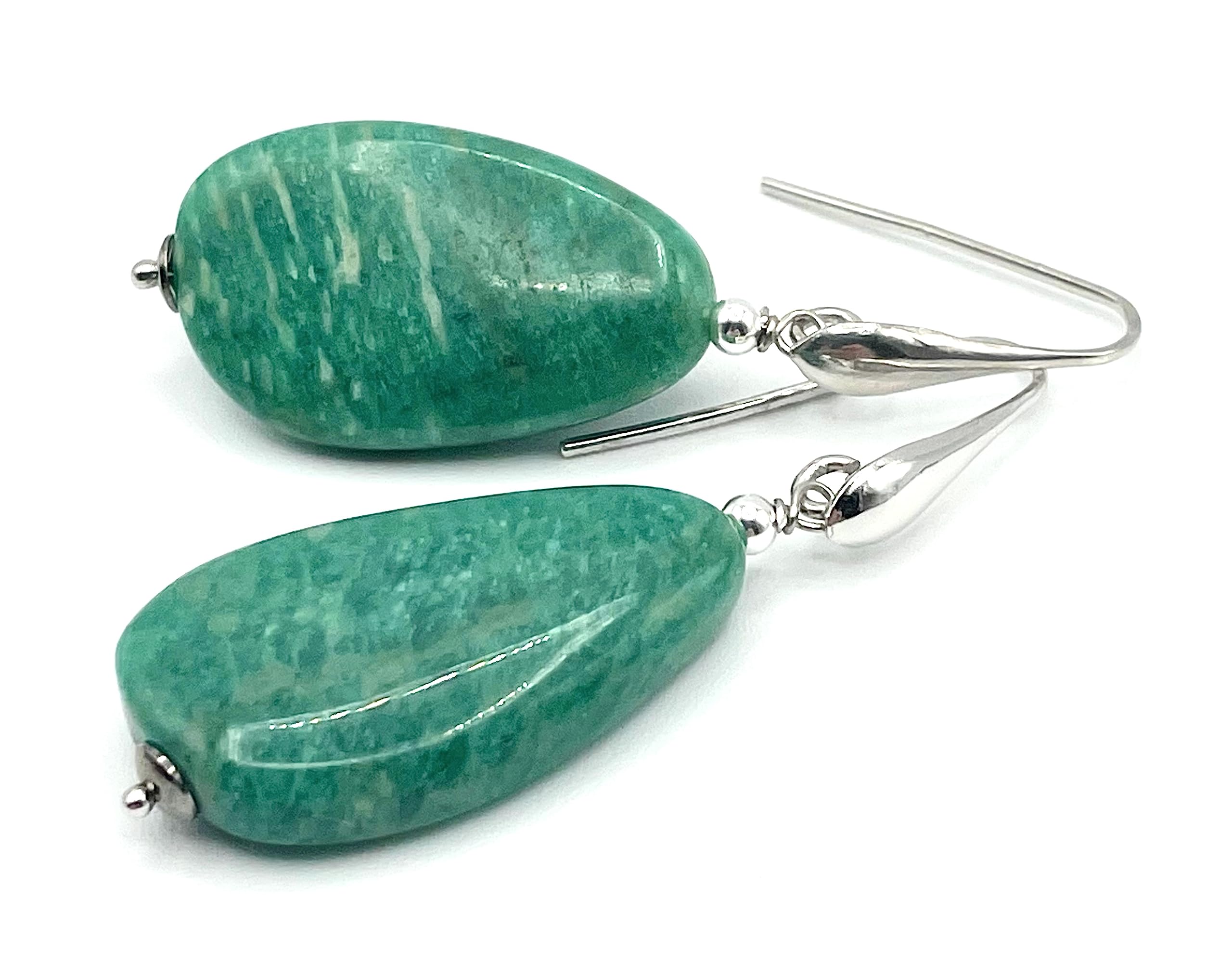 Boucles d'Oreilles Amazonite pour Illuminer Vos Tenues d'Été