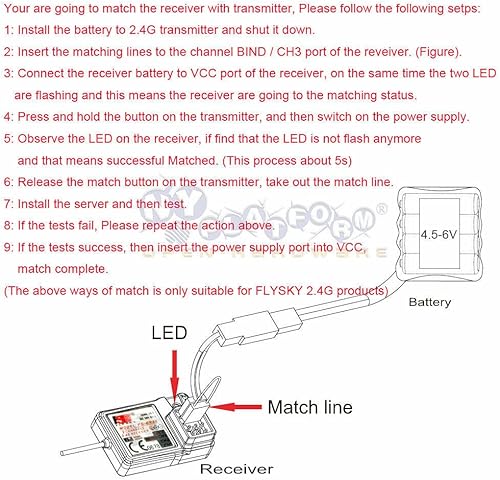 Miniatura 5 de 5 PCS Flysky FS-GR3E actualizado AFHDS 2.4G 3CH Receptor para coche barco RC FS-GT3C