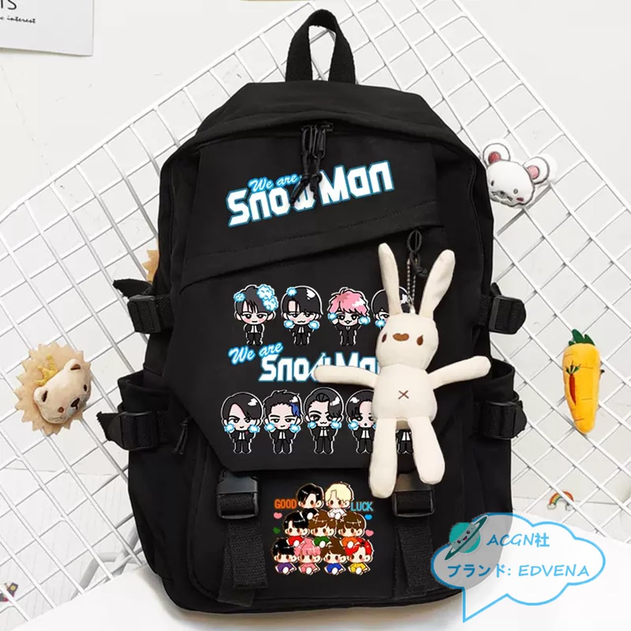 Amazon.co.jp: スノーマン リュック バックパック Snowman 目黒蓮