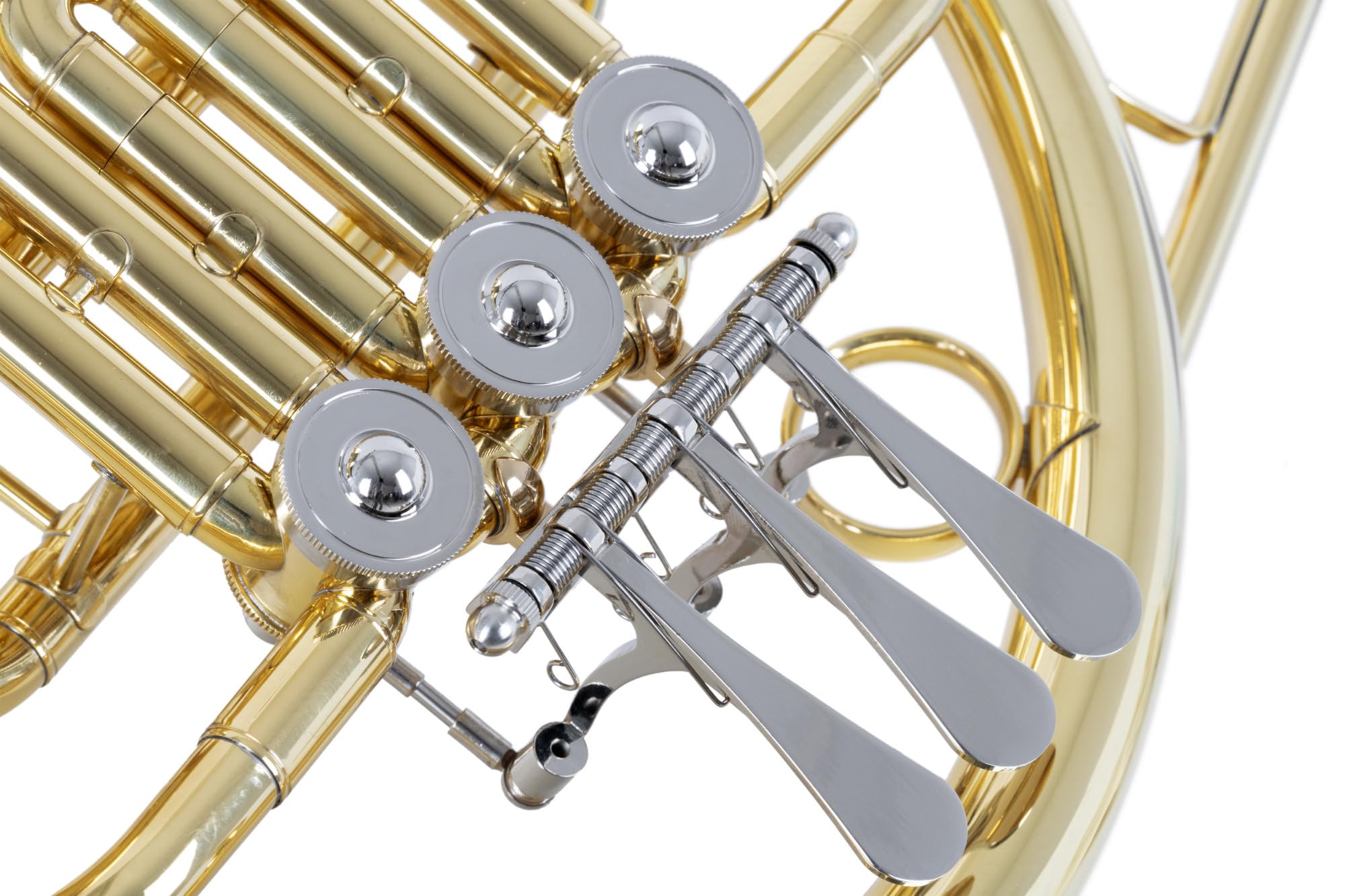 Classic Cantabile WH-702-L Corno Francese (impugnatura sinistra, bocchino e coulisse: ottone, valvole in alpacca, incl. custodia, bocchino e panno per la pulizia)