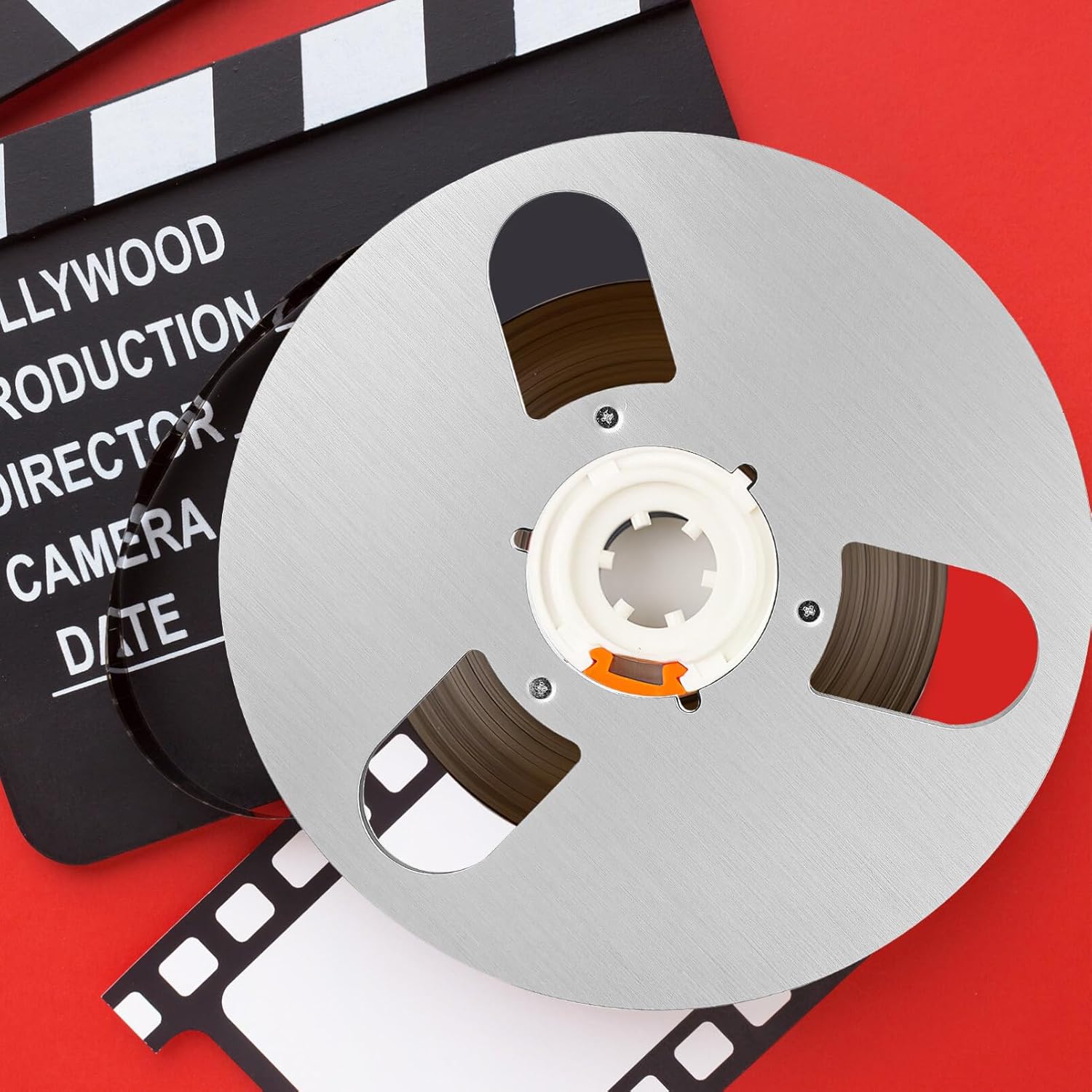 Cabilock 3holes Empty Tape Reel Aluminum Alloy Take-up Reel Design Accessory Lightweight and Practical