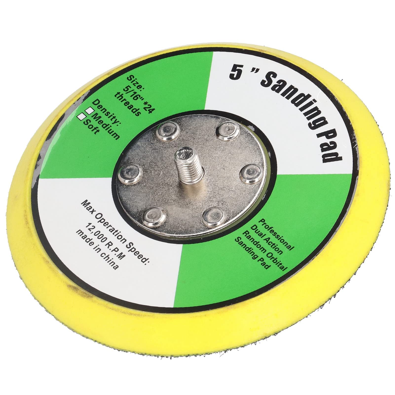 OKJHFD Piastre di Supporto con Gancio e Anello, Levigatrice ad Aria Lucidatore Platorello in PU per Lucidatrice per Auto Levigatrice ad Aria Levigatura Finitura Lucidatura (5)