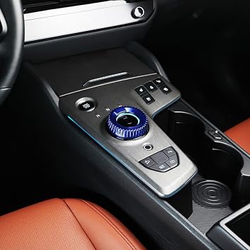 YOUTOOCAR Aluminum Alloy Gear Shift Knob Cover Compatible with Kia EV6 20222026, NIRO EV 20232026, Seltos 20242026, Sportage Hybrid/PHEV 20232026 Blue