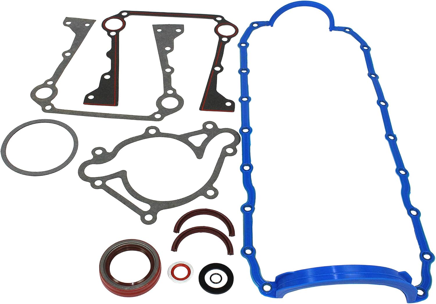 DNJ LGS1142 Lower Gasket Set for 1992-2003 Dodge, Jeep B150, B1500, B250 5.2L V8 16V OHV 5211cc