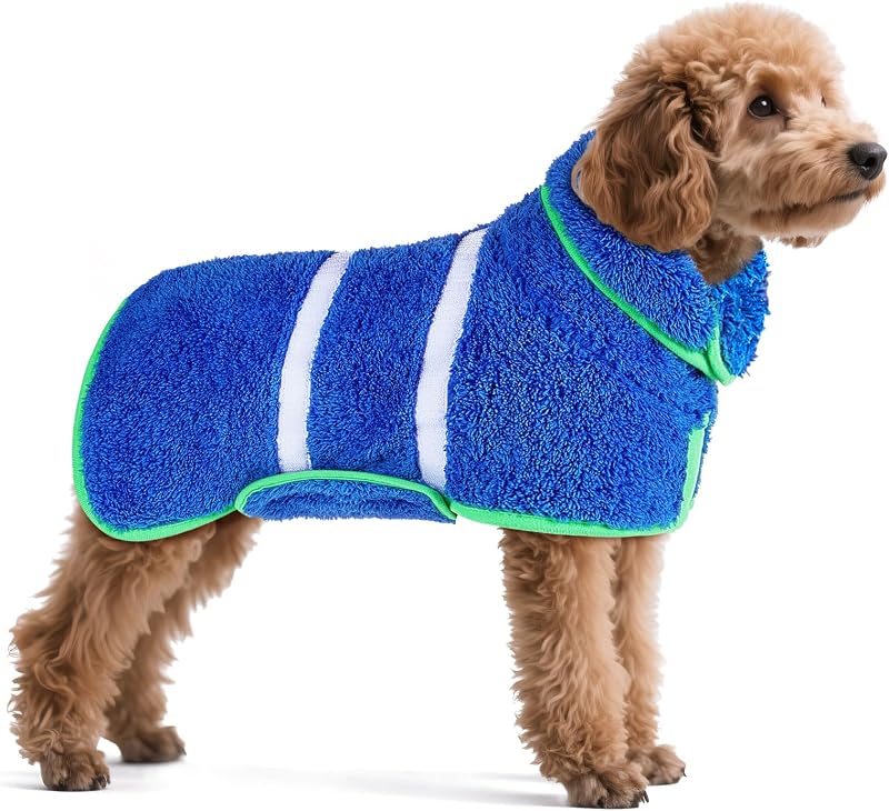 Roupão Absorvente para Cães Unicorn Catcher em Fleece Macio – Tamanho S