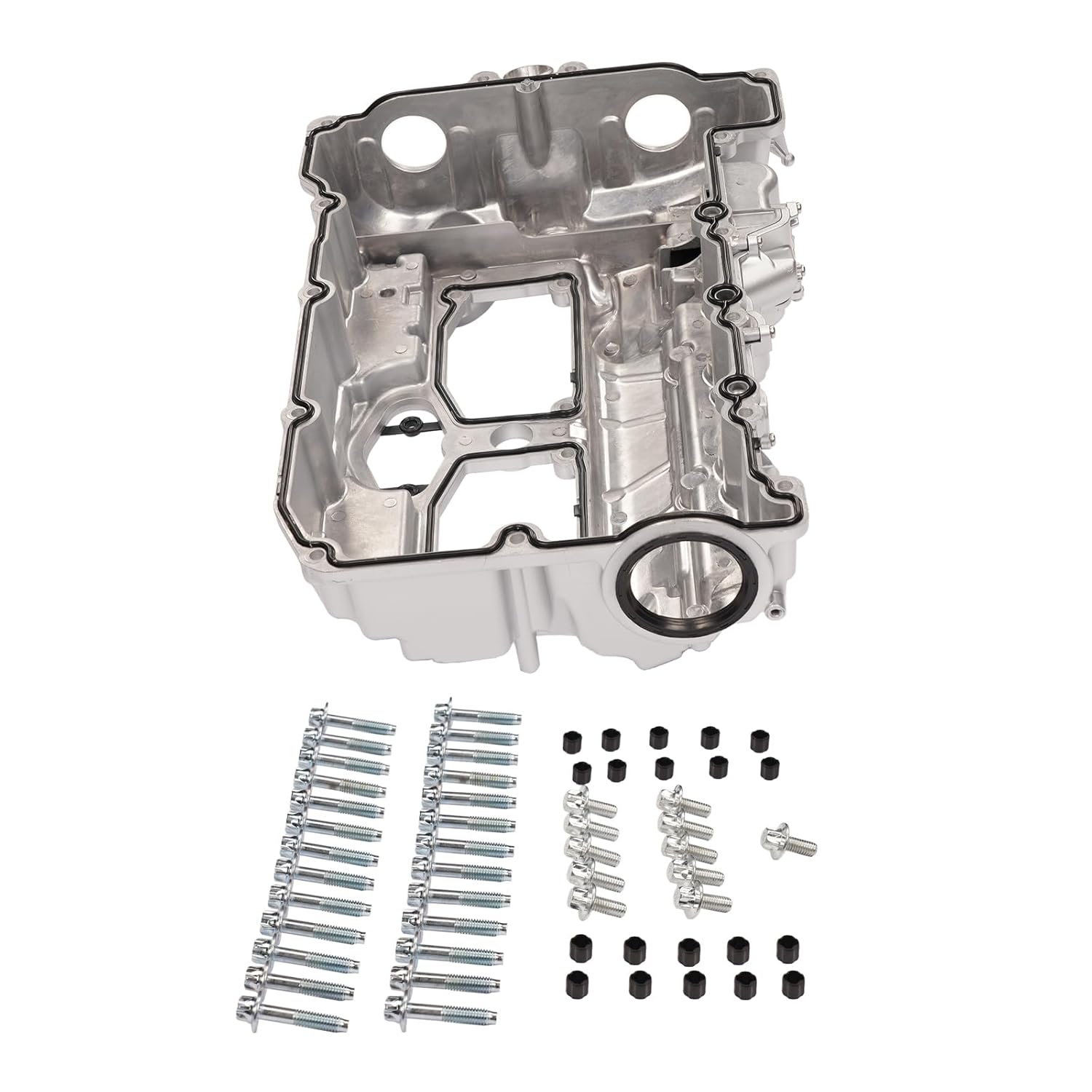 GELUOXI 11127588412 Aluminum Engine Valve Cover w/Gasket & Oil Cap Replacement for 2012-2018 BMW 228i 320i 328i 428i 528i X1 X3 X4 X5 Z4 L4 2.0L #11-12-7-588-412