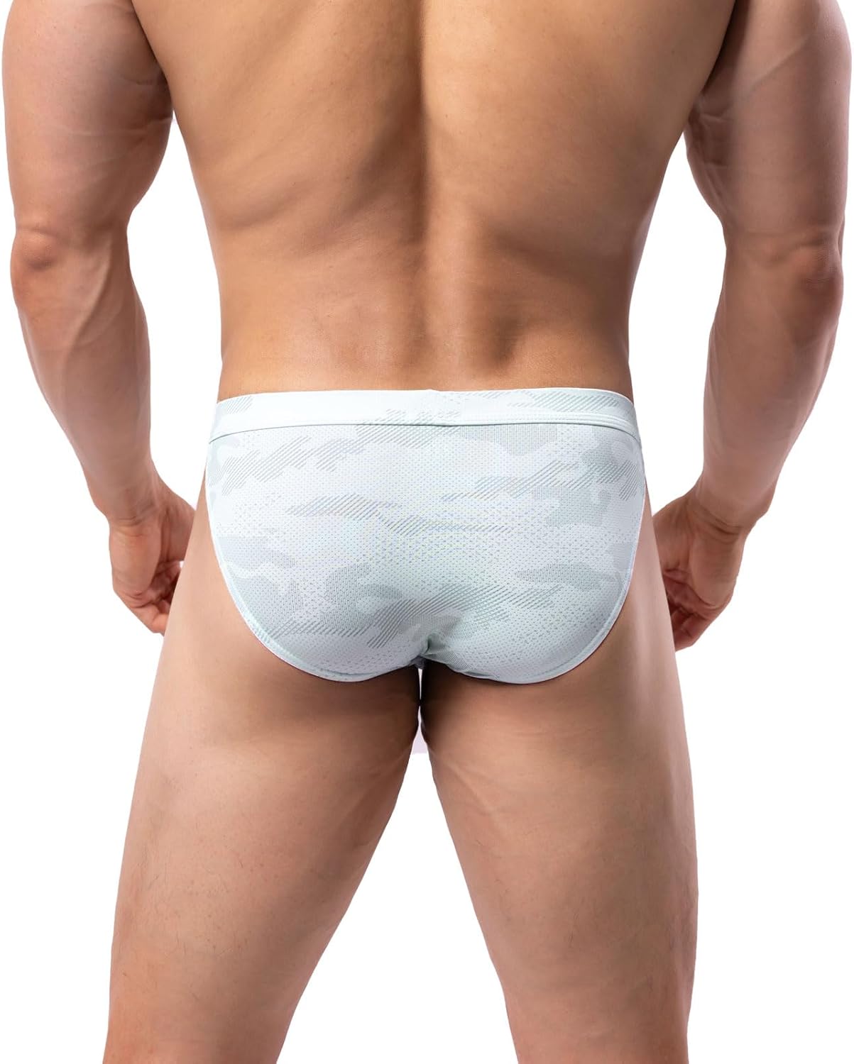 Summer Code Mens Bikini Briefs Low Rise Bulge Pouch Underwear Soft Lightweight Micro Mesh Underpants - Image 4