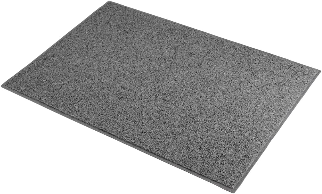 Indoor Outdoor Heavy Duty Dirt Trapper Entrance Mat | 60cm x 90cm | Absorbent, Strong, Waterproof, Non-Slip Durable Door Mat | Dark Grey | Multiple Sizes
