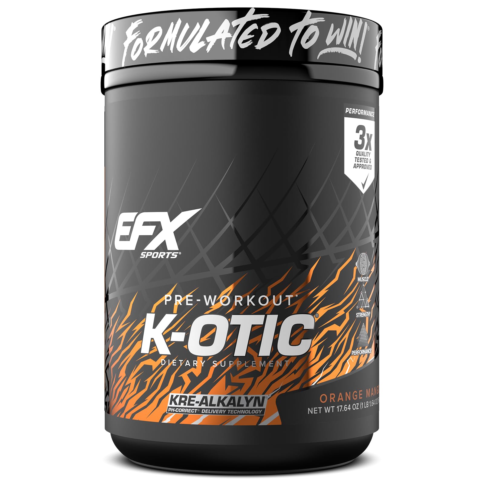 Amazon.com: EFX Sports K-OTIC Pre Workout | with Kre-Alkalyn