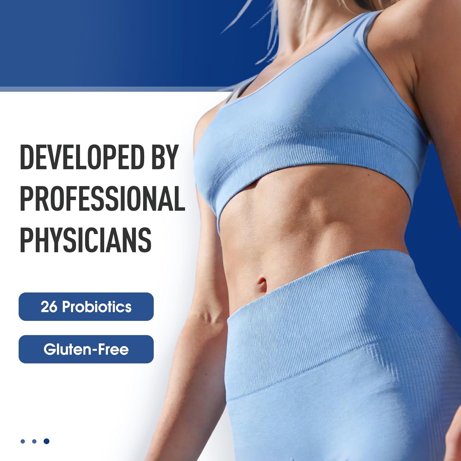 KTT Advanced Probiotics for Bloating Relief – 100 Billion CFU, 26 Strains with Prebiotics, Support Digestive Balance & Regularity, 60 Capsules