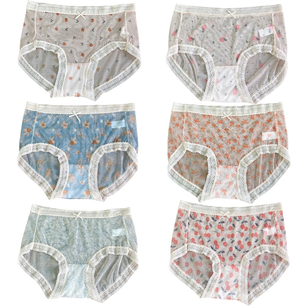 新品未使用⭐︎jnhearts Airily Bottoms Flower Women's Underwear Cotton Panties Cartoon Floral Print Star