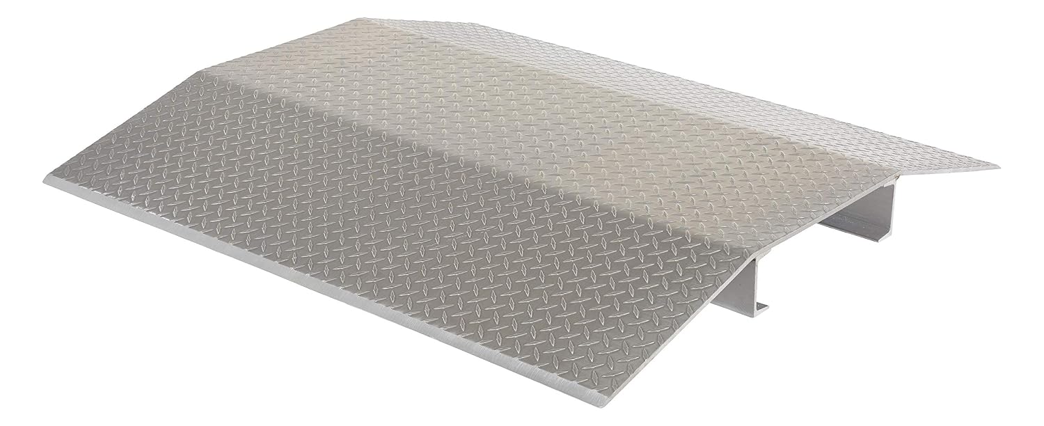 Vestil FHCR-48-44-12-4H Fabricated Aluminum Hose and Cable Crossovers 48 in. x 44 in. 2000 Lb. Capacity Silver