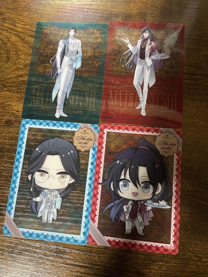 魔道祖師 スイーツパラダイスコラボ スイパラ クリアカード セミコンプ