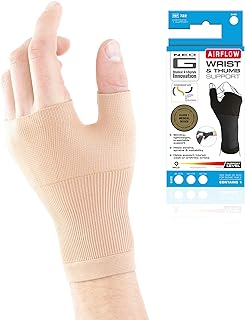 Neo-G Wrist and Thumb Support for Arthritis, Joint Pain, Tendonitis, Sprain - Wrist Brace Wrist Compression Hand Support - L - Beige