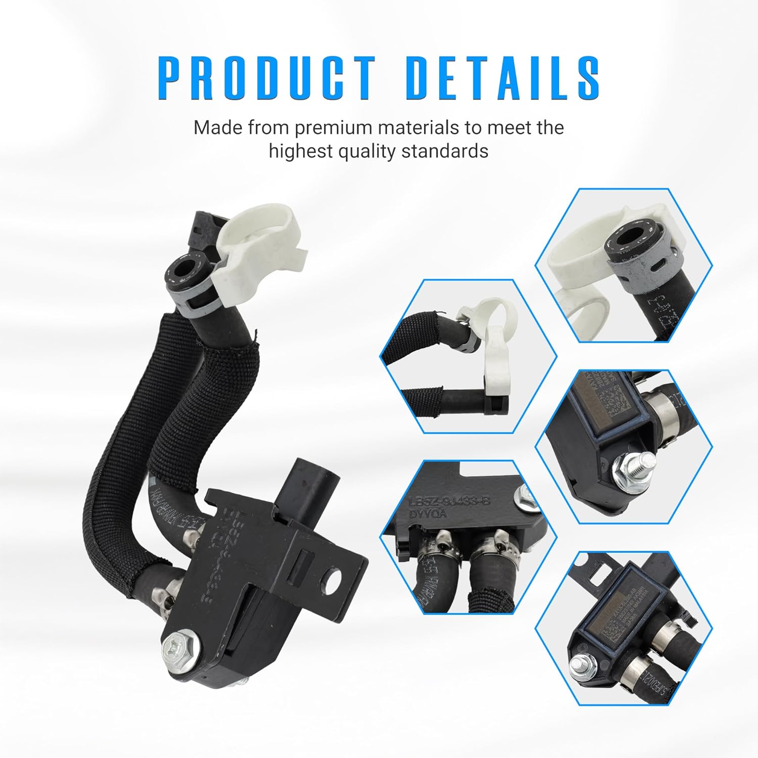 NOVAPARTS Exhaust Gas Recirculation Valve Vacuum Solenoid Assembly for Ford 2019-2025 Ranger 2021-2025 Bronco 2020-2024 Explorer LB5Z-9J433-B LB5Z-9J433-A