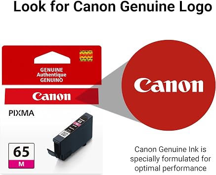 Canon CLI-65 Genuine Magenta Ink Tank, Compatible with PIXMA PRO-200, and PIXMA PRO-200S Printers