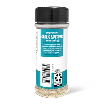 Amazon Grocery, Garlic & Pepper Seasoning, 4 Oz (Previously Happy Belly, Packaging May Vary)