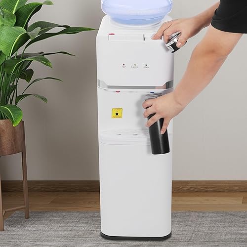 Miniatura 9 de Xuthusman Top Loading Water Dispenser 3 Temperature Settings - Hot Cold & Room Water 5 Gallon Bottle Top Load Water Dispenser Durable Stainless