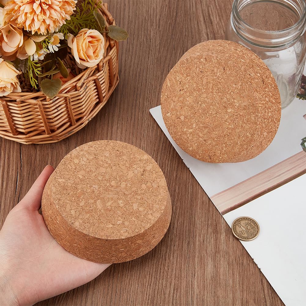 Agatige 10 Pièces Bouchon Liège, Bouchon de Vin en Bois Naturel bouchon