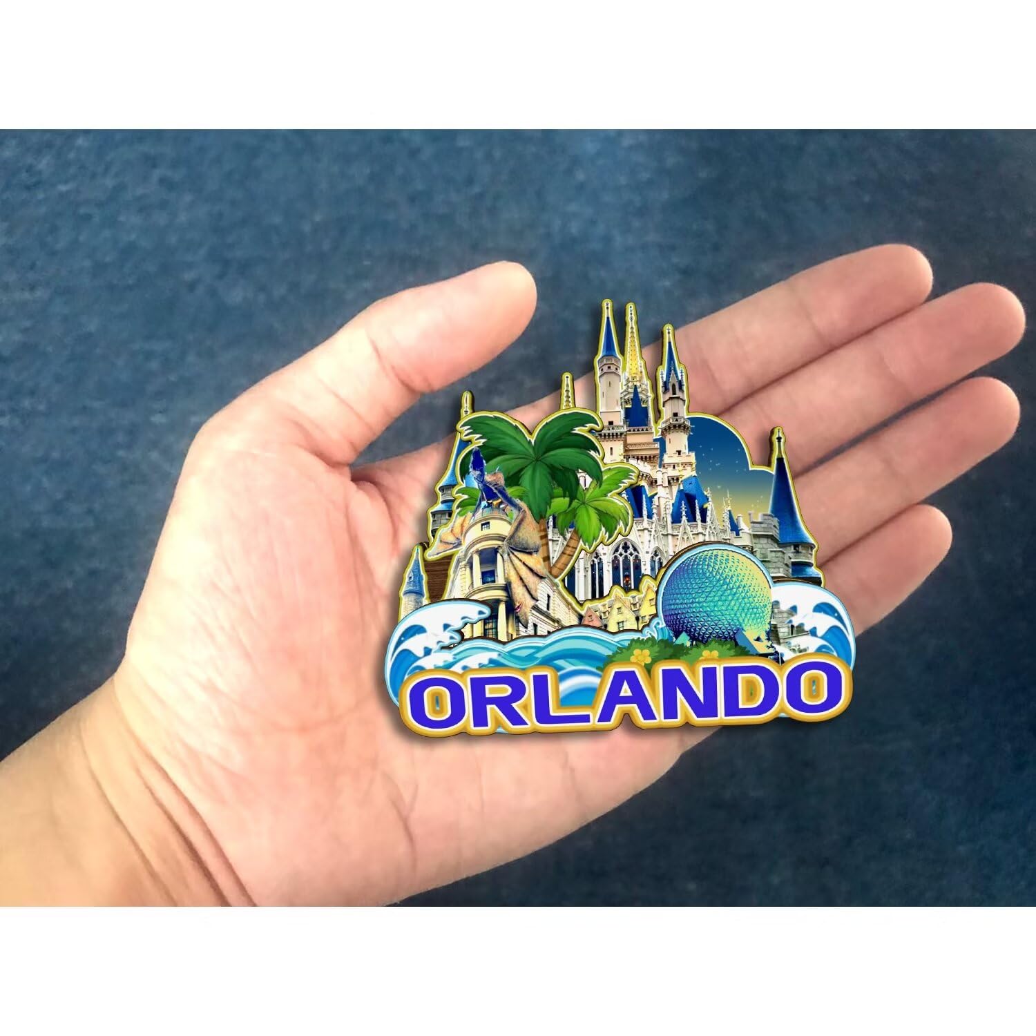 Aimant De Réfrigérateur En Forme De Floride USA Amérique Cadeau Souvenir Décoration De La Maison Autocollant Magnétique Pour Réfrigérateur