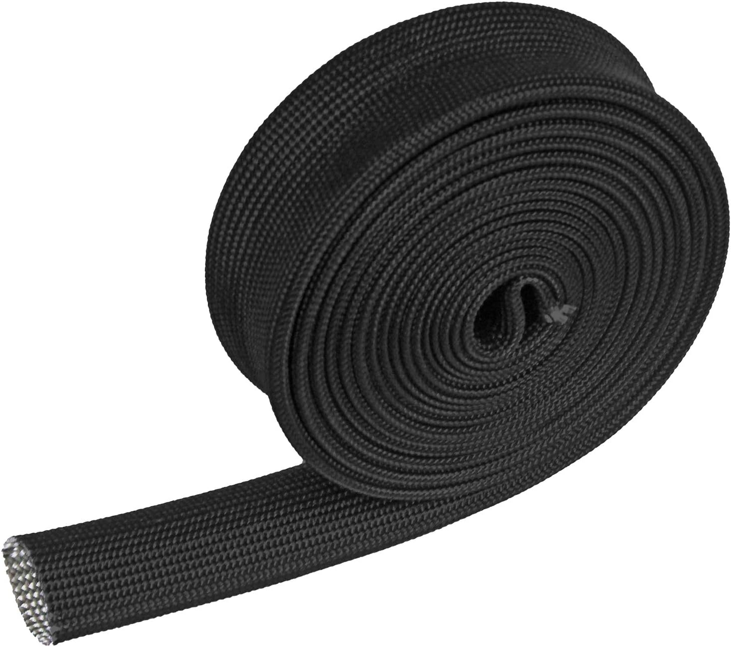 Fiberglass Heat Shield Sleeve 3/4" ID X 10' Adjustable