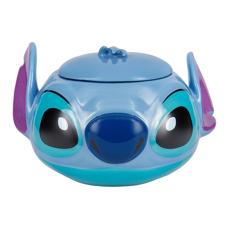 アンティーク ディズニー スティッチ陶器製クッキージャー リロアンドスティッチ Amazon.com: Stitch Official Licensed Disney Cookie Jar with